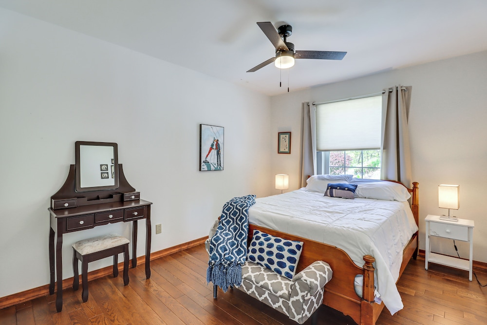 Lake-view Gem w/ Game Room in Long Pond!