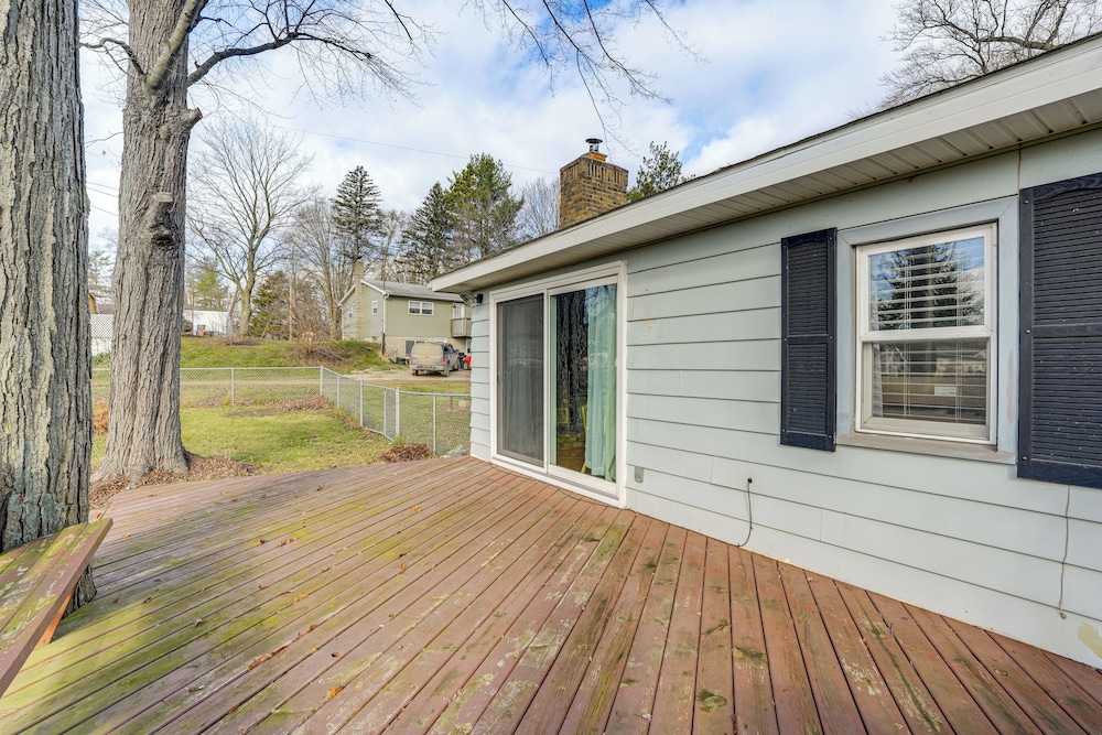 Secluded Home w/ Lake View in Delton!