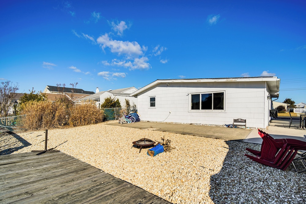 Canal-front Home w/ Dock in Little Egg Harbor!