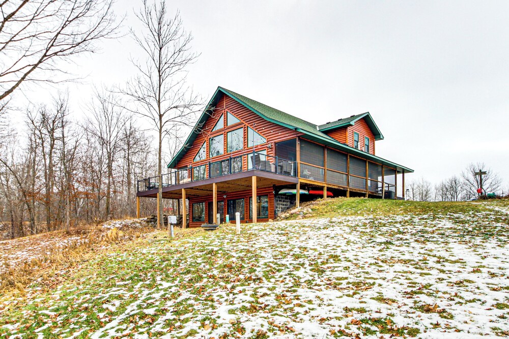 Fish & Swim: Lakefront Mora Home on 2 Acres!