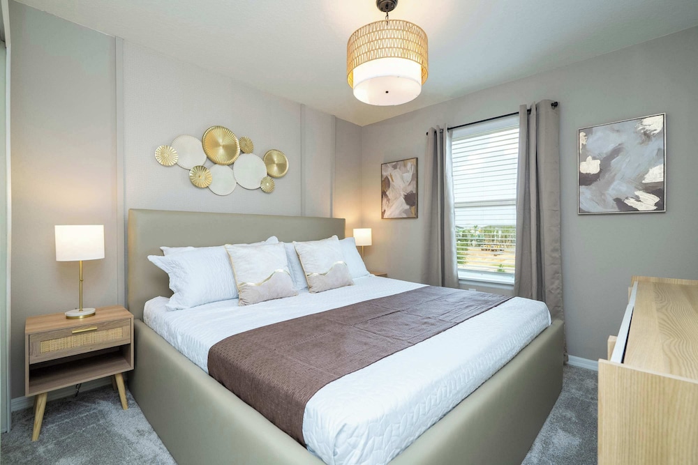 Magical 5BR w Pool Minutes From Disney 16140