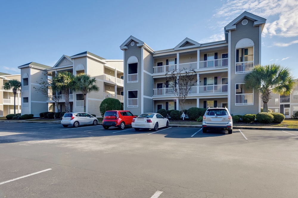 Pond Views & Community Perks: Sunset Beach Condo!