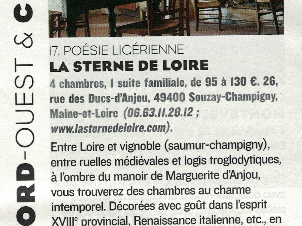 La Sterne de Loire Maison D'hôtes