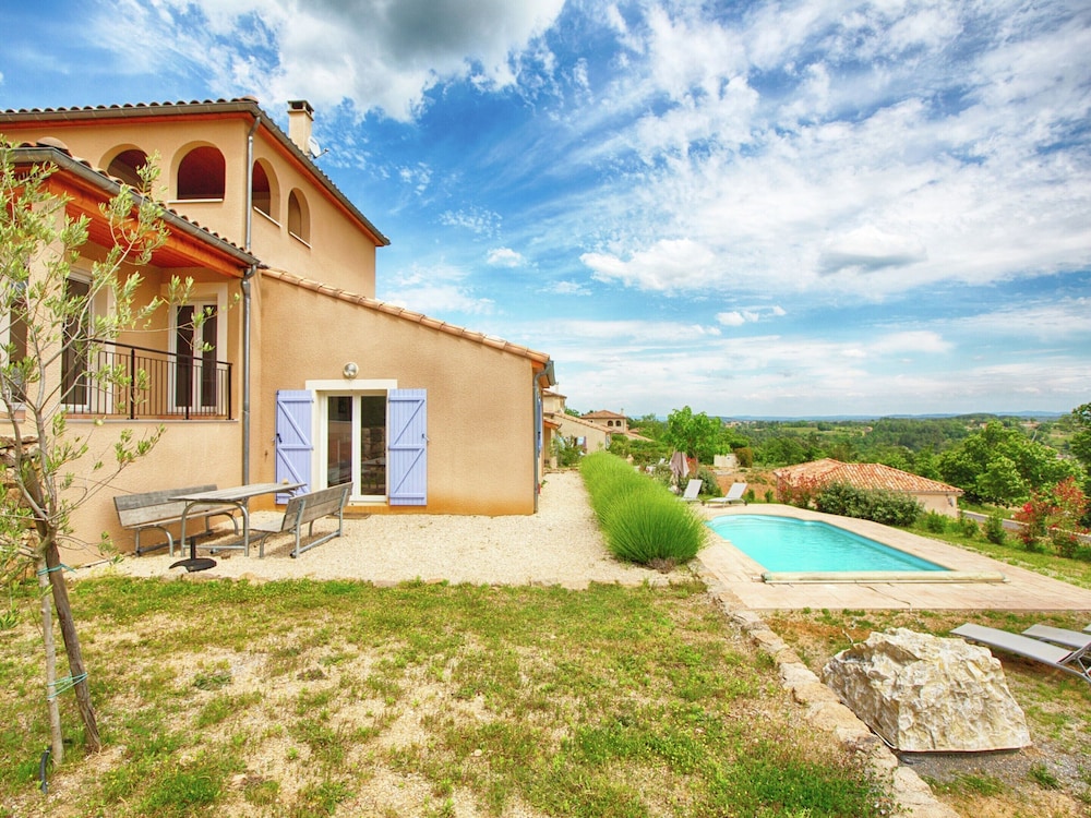 Lovely Villa in Joyeuse With Private Swimming Pool