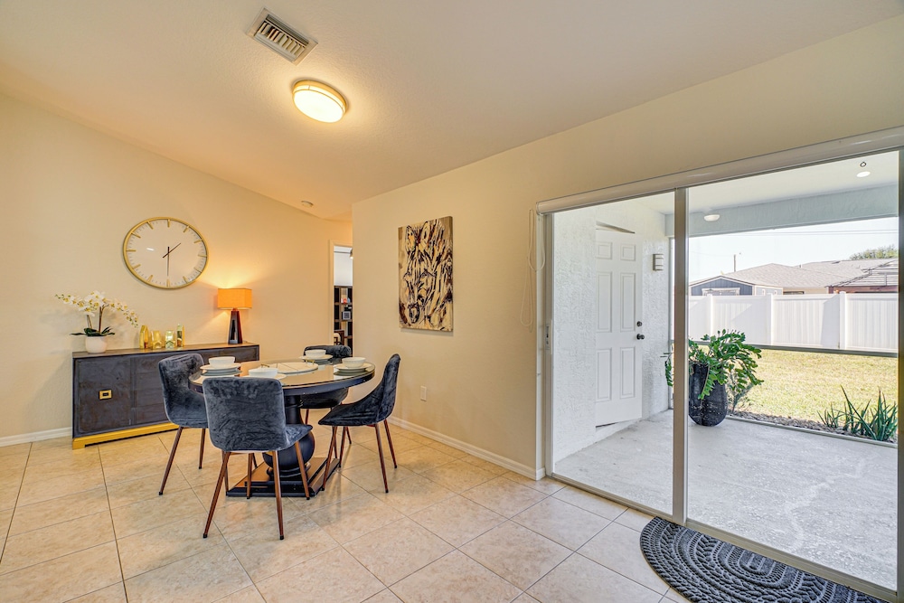 4 Mi to Beach: Home w/ Patio in Cape Coral!