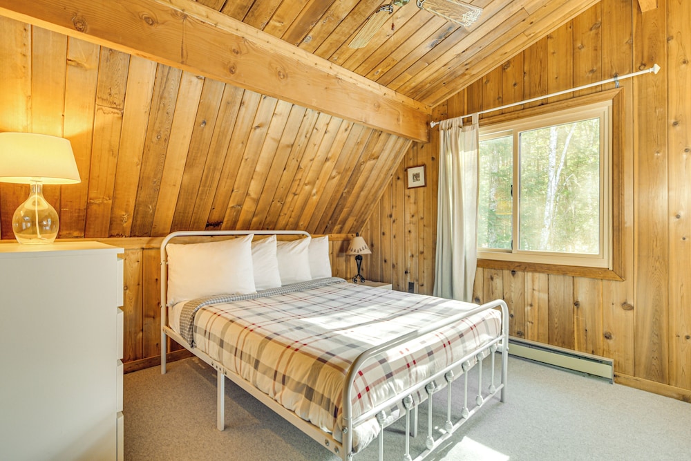 Million-dollar View: Waterfront Cabin in Bridgton!