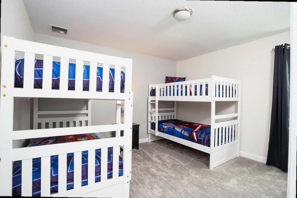 Spacious 7BR w Pool Spa Game Room Near Disney