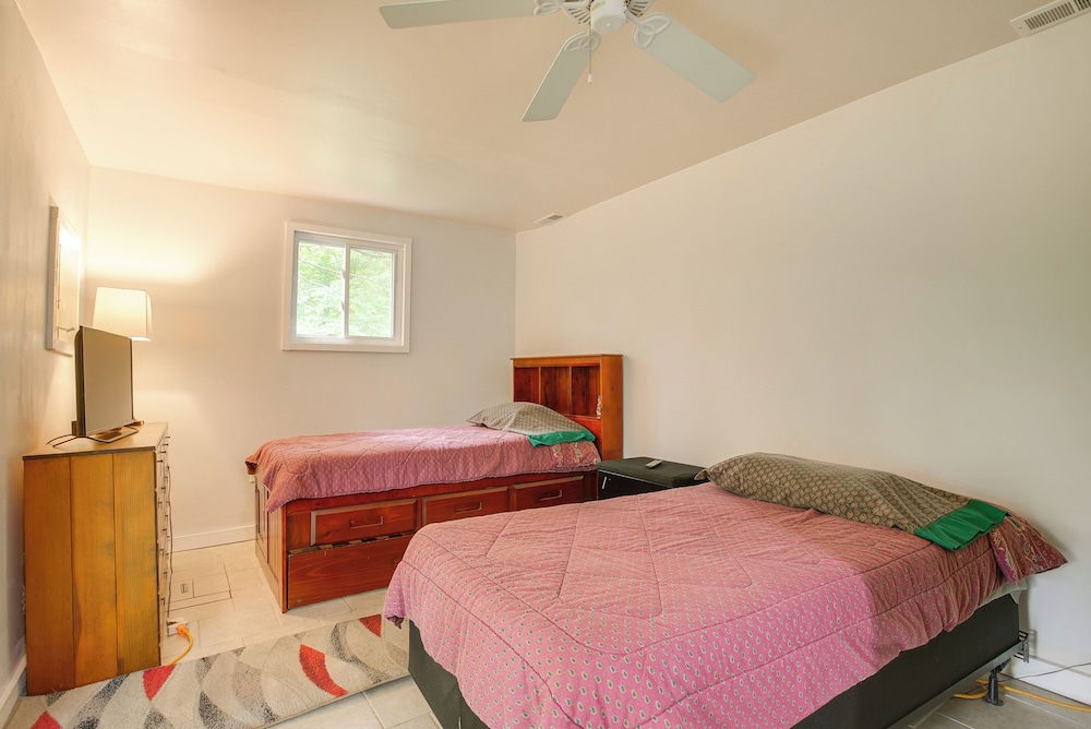 1 Mi to Burr Oak Lake: Home w/ Deck & Patio!