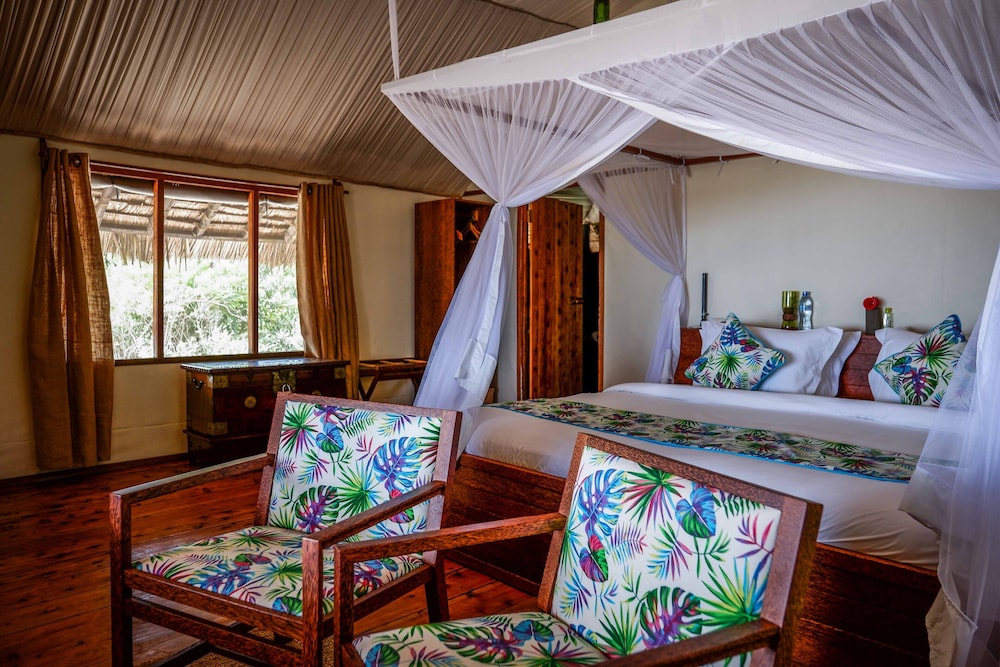 Saadani Safari Lodge - bush, river, beach view 5