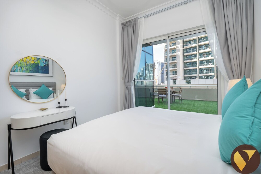 Canal & Partial Burj View Mayfair Tower