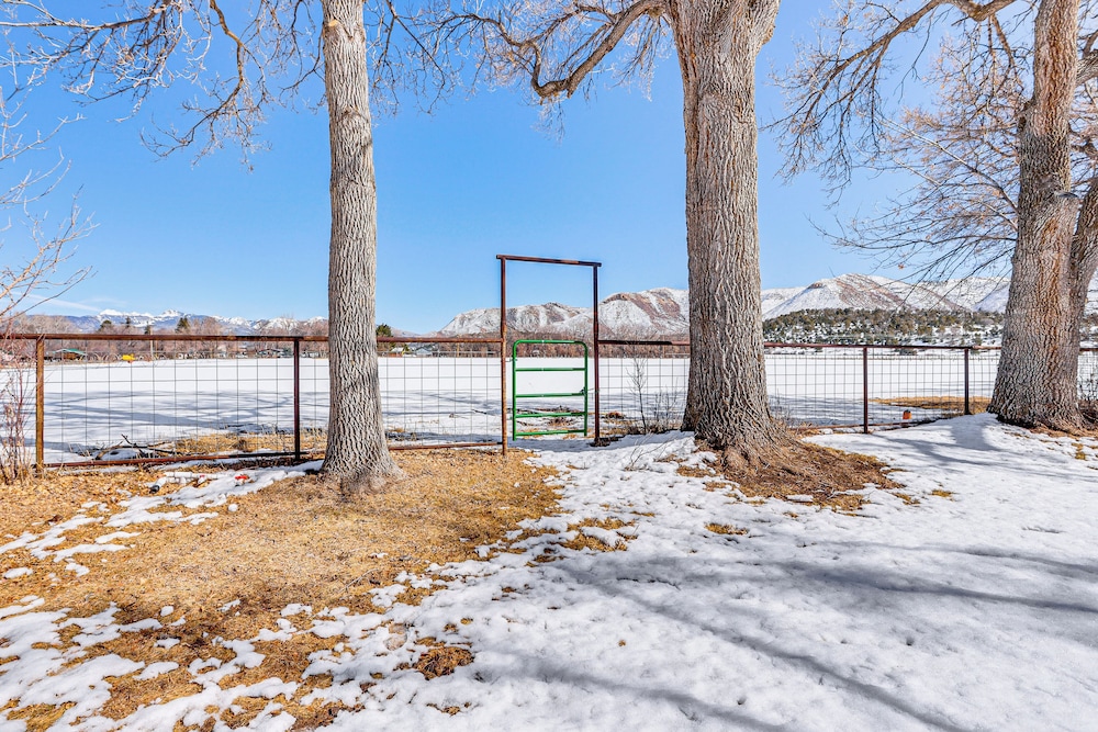Patio & Mountain Views: Farmhouse in Mancos!