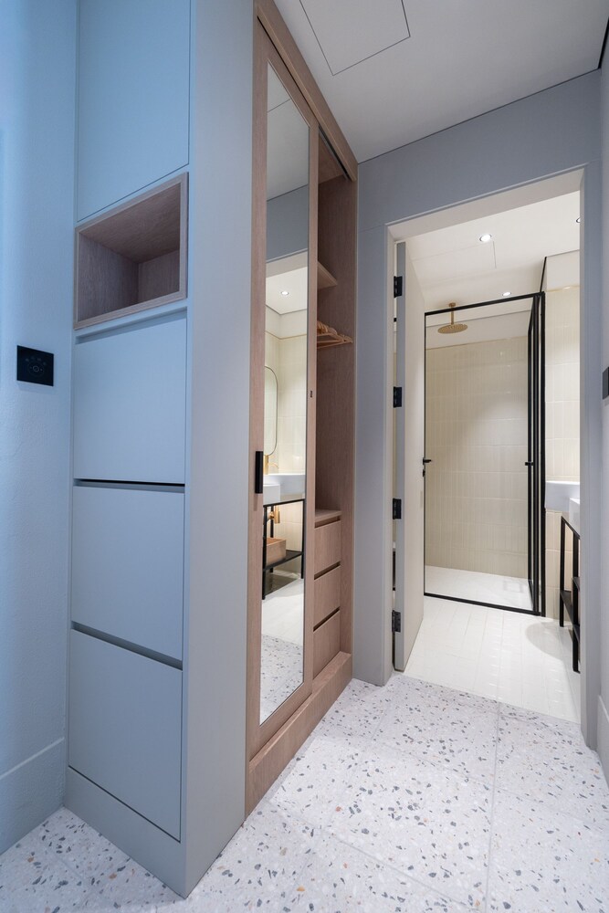 Modern Studio at Upside Living With Burj Views - Business Travelers