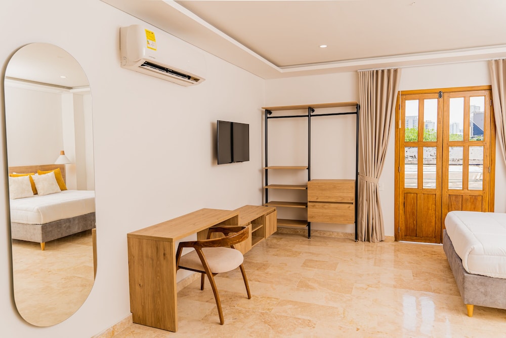 Dm-1q Studio Room In Getsemani With Pool and Wifi