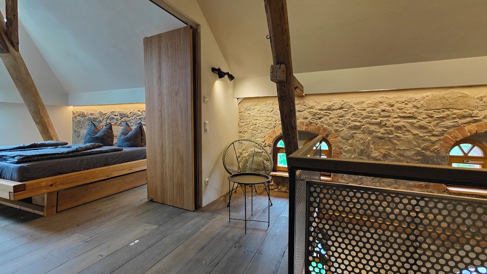 Ab 1 Person: Luxusgaleriewohnung mit eigener Sauna und 2 Kaminöfen Nähe Sächsische Schweiz Dresden