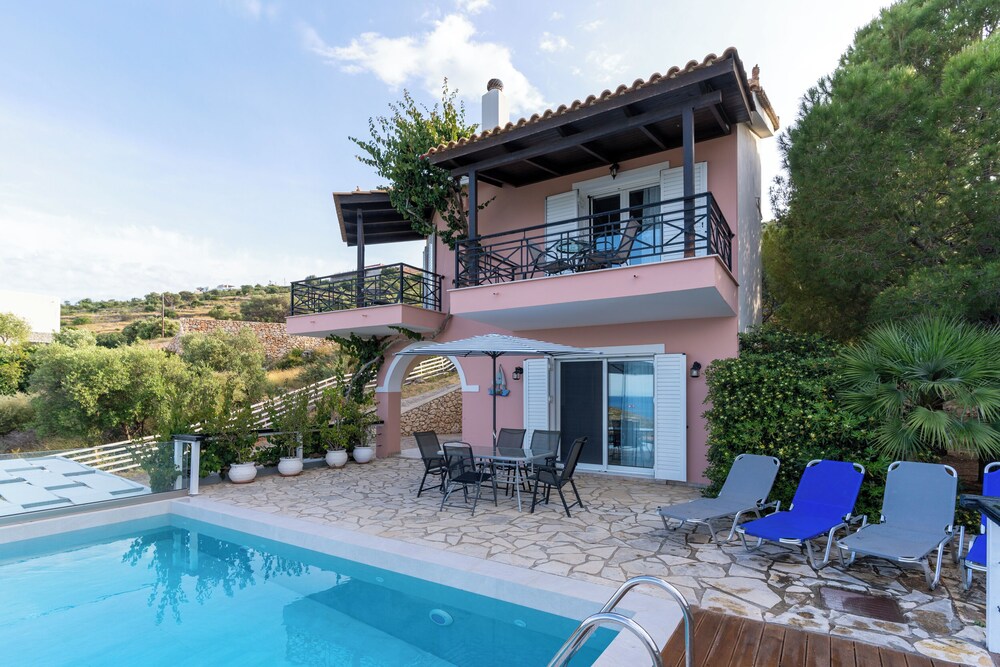 Beachfront Villa Komis - Panoramic Infinity Blue view 4