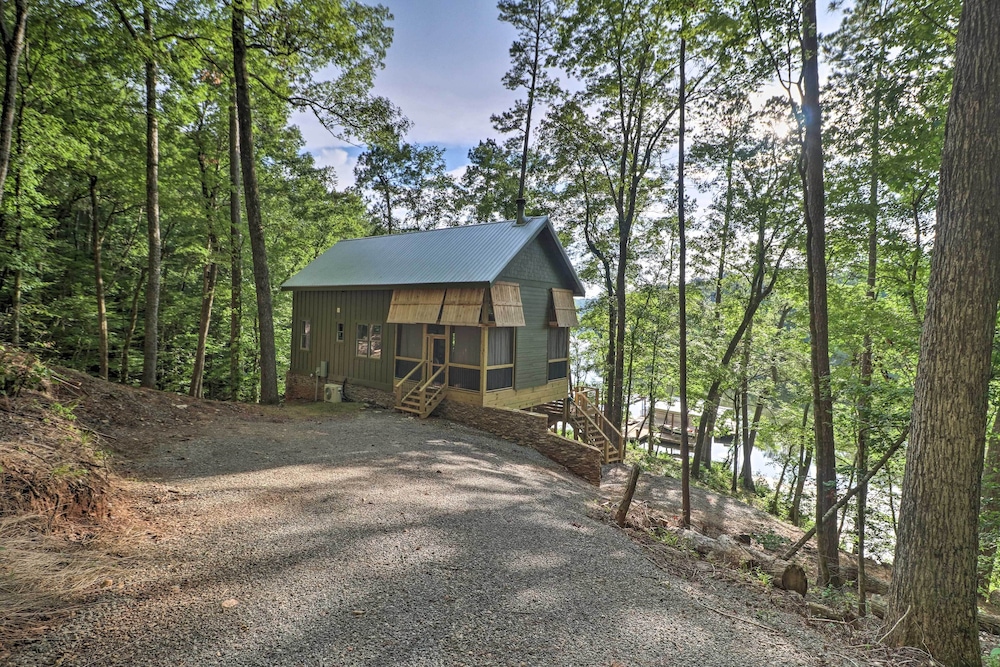 Rustic-chic Riverfront Home w/ Dock, Deck & Canoes view 3