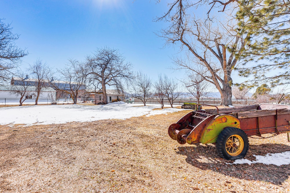 Patio & Mountain Views: Farmhouse in Mancos!
