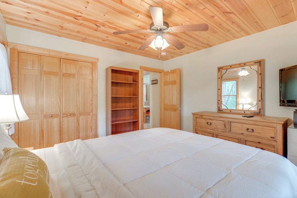 Game Room & 3-story Deck at Lake Hiwassee Hideaway