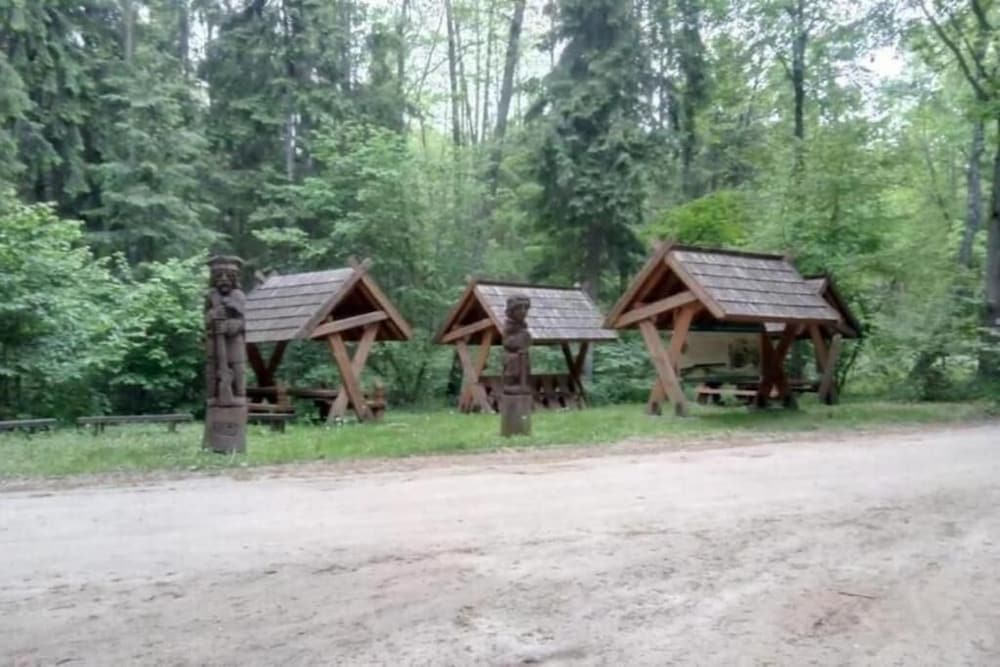 In The Woods Lodge With hot tub Inside Puszcza Knyszyśnka - Two-bedroom Villa