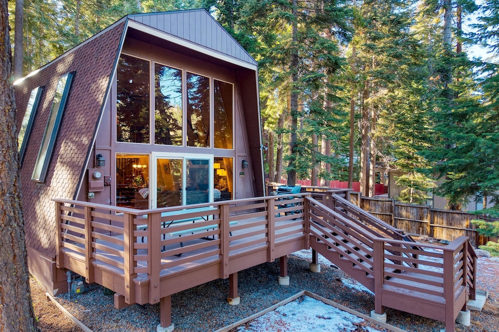 Lundy Bearden Serene Tahoe Retreat With Deck Fireplace and Forest Views