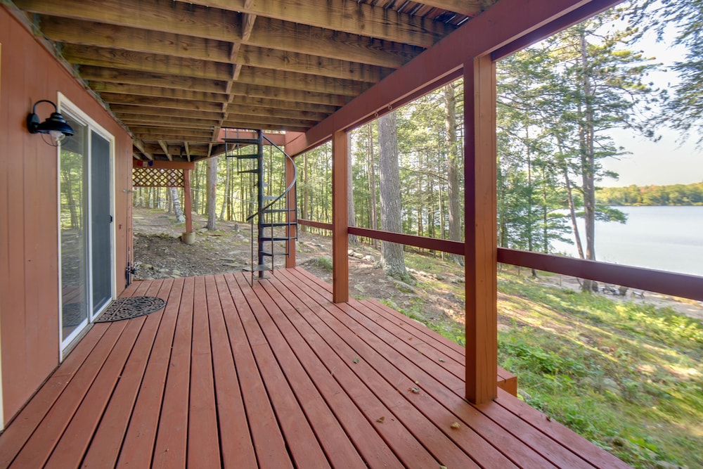 Waterfront New Durham Retreat: Swim Dock, Fire Pit view 3