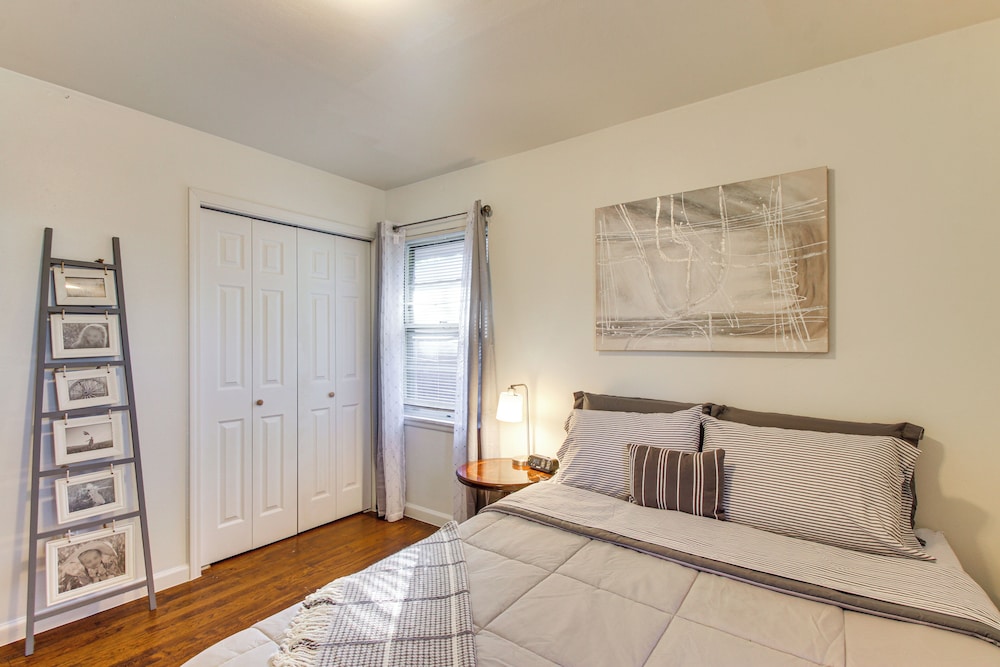 Easy OKC Access! Quiet Home w/ Yard & Workspace