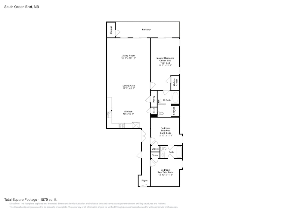 Myrtle Beach Villas 201 A 4 Bedroom Condo