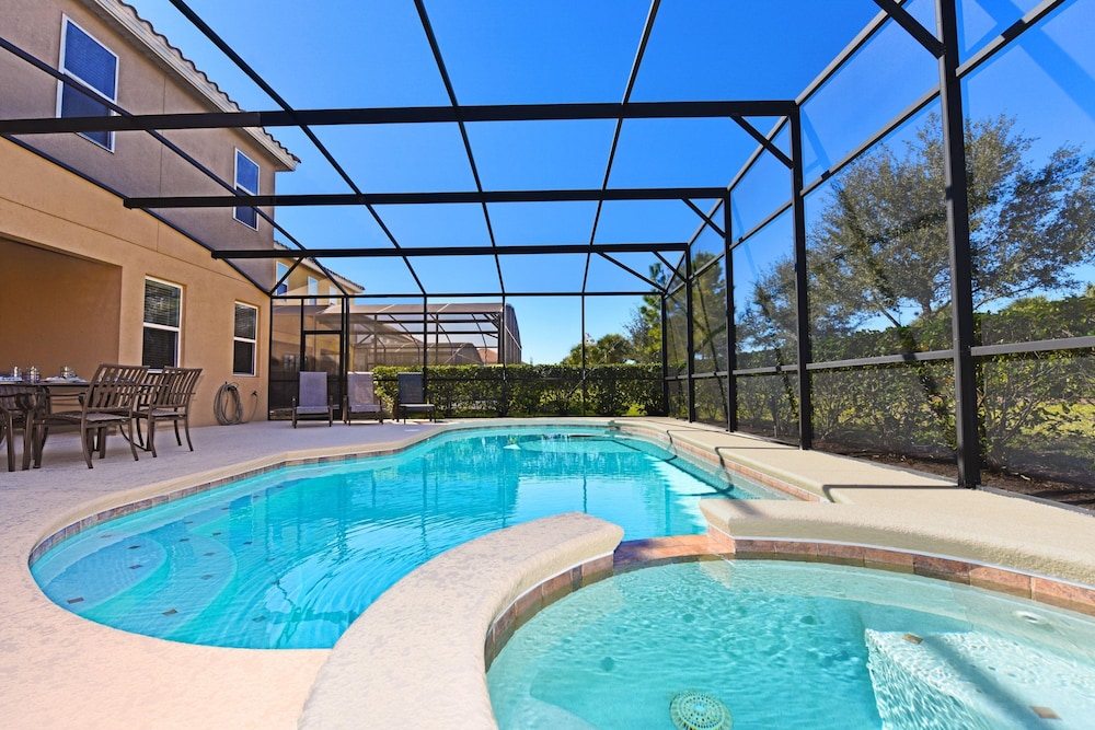 Lux Villa w Pool Spa Games - Near Disney