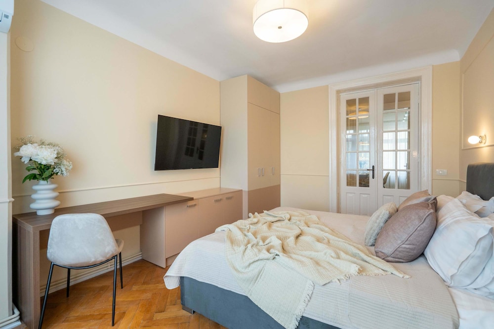 Elegant 3BR Flat Steps From Romanian Athenaeum