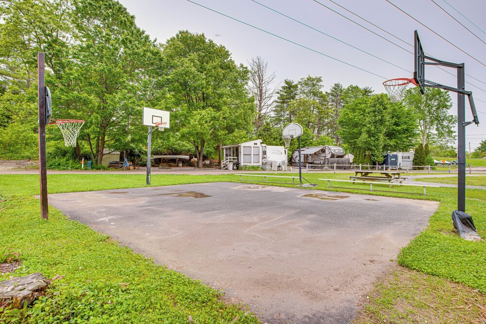 Walk to Lake Beaches: Cabin w/ Patio in Belmont!