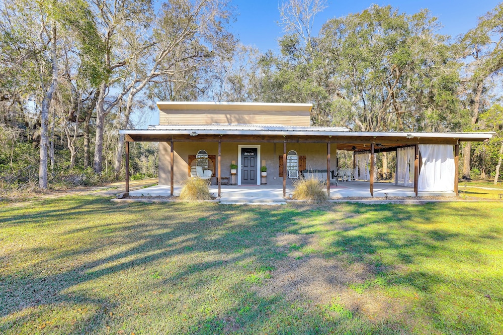 Private Patio w/ View: Peaceful Trenton Home