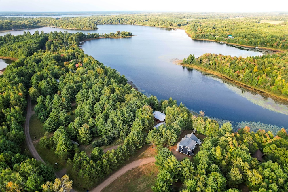 Waterfront Webster Cabin w/ Dock on Warner Lake! view 5