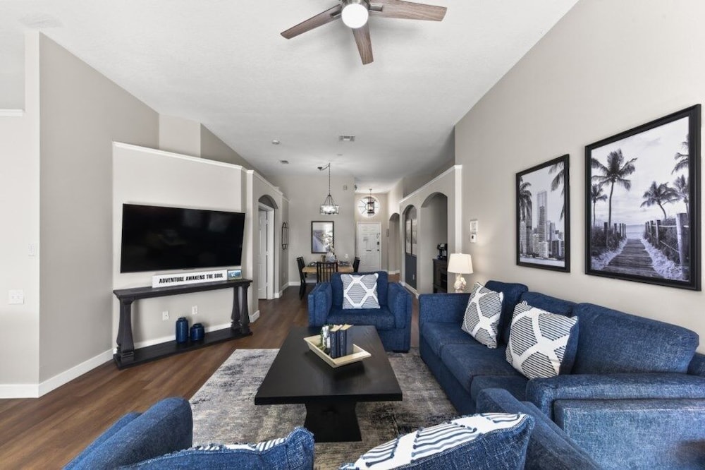 4br Resort Villa W/ Pool & Spa Close To Disney 4 Bedroom Villa