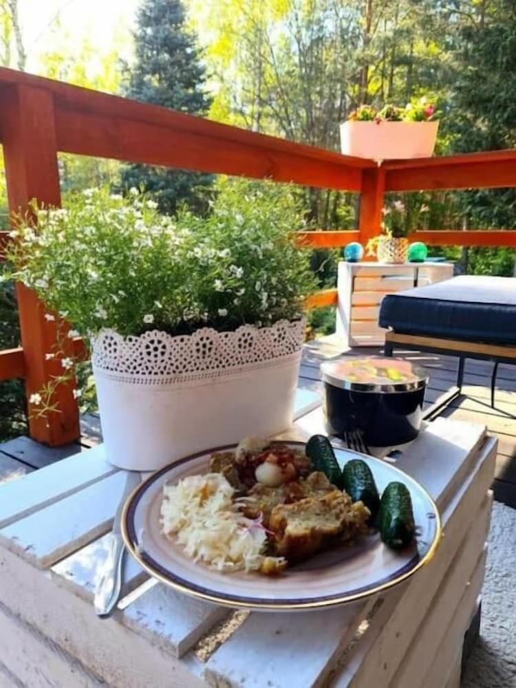 In The Woods Lodge With hot tub Inside Puszcza Knyszyśnka - Two-bedroom Villa