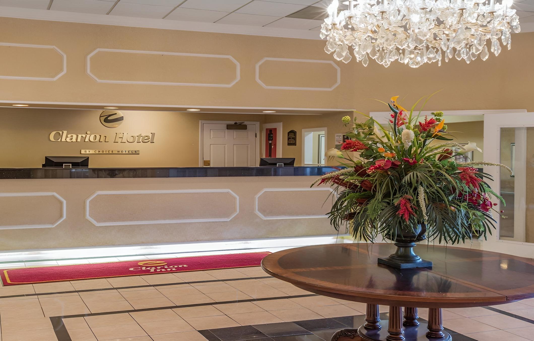 hotel reception
