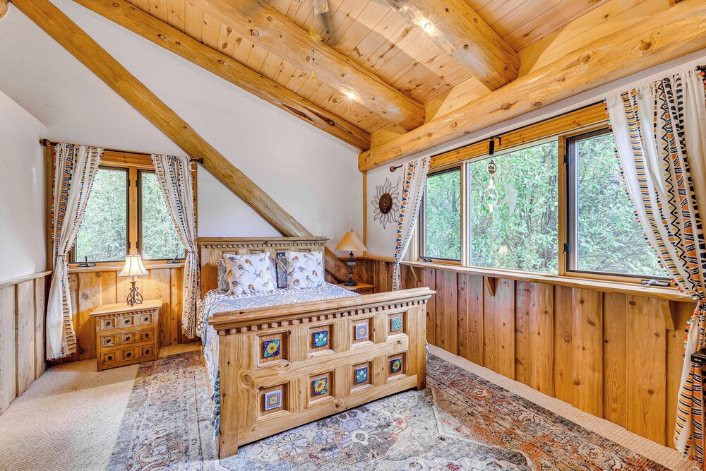 Scenic Payson Cabin! Fireplace + Wraparound Patio view 3