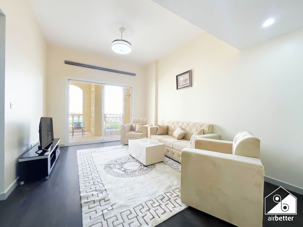 Peaceful Lagoon View l 1BR in RAK With Balcony