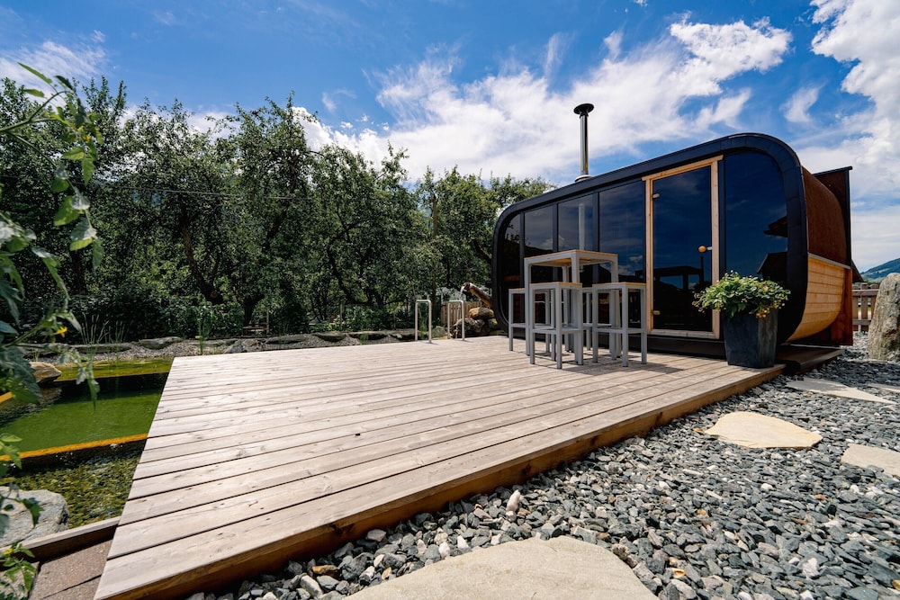 Bauenhaus With Swimming Pond and hot tub