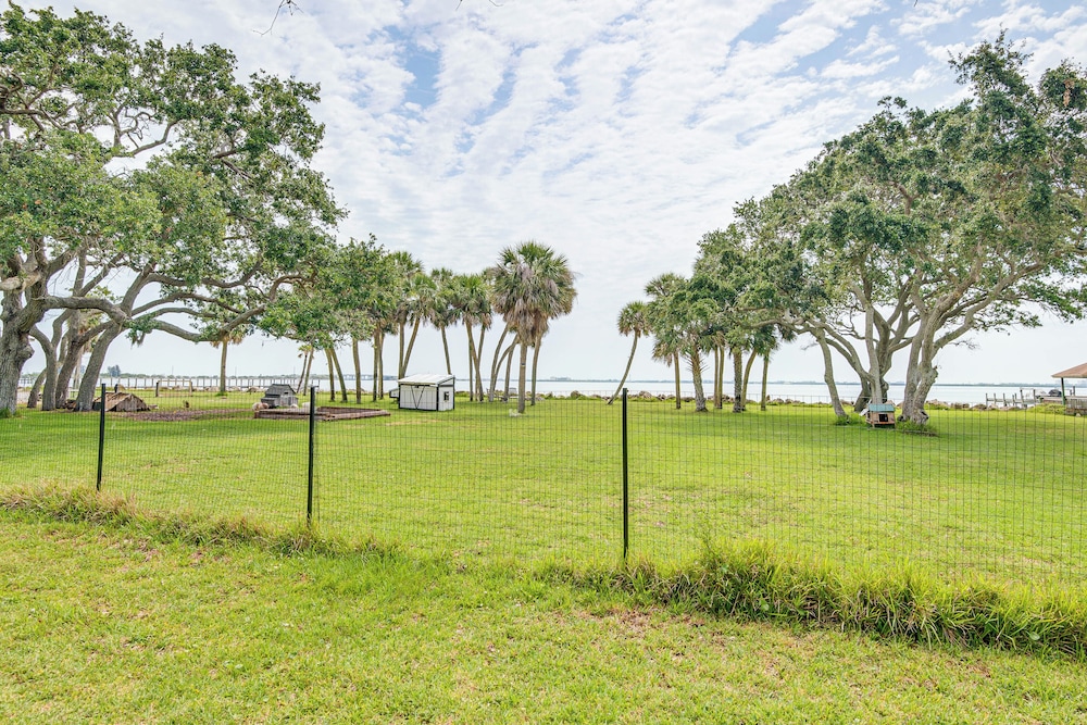 Merritt Island Home w/ Deck & River View!