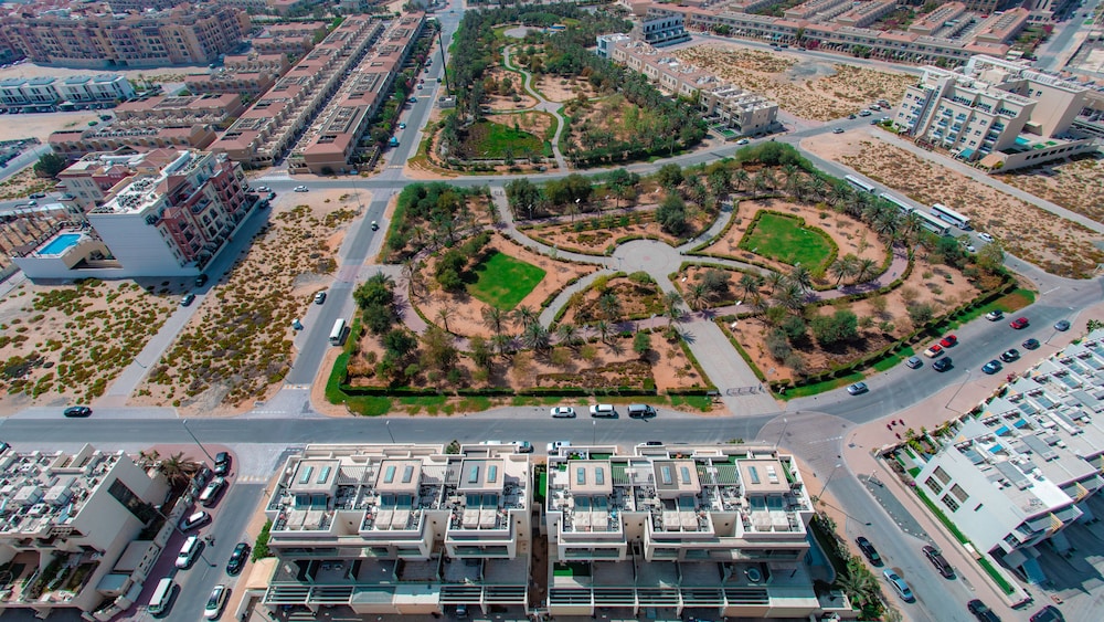 Zen studio with panorama city views
