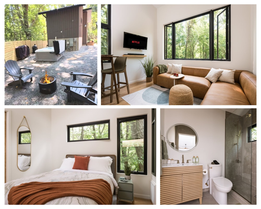 Romantic Couples Getaway 4 Miles to DT Hot Tub Haus 43