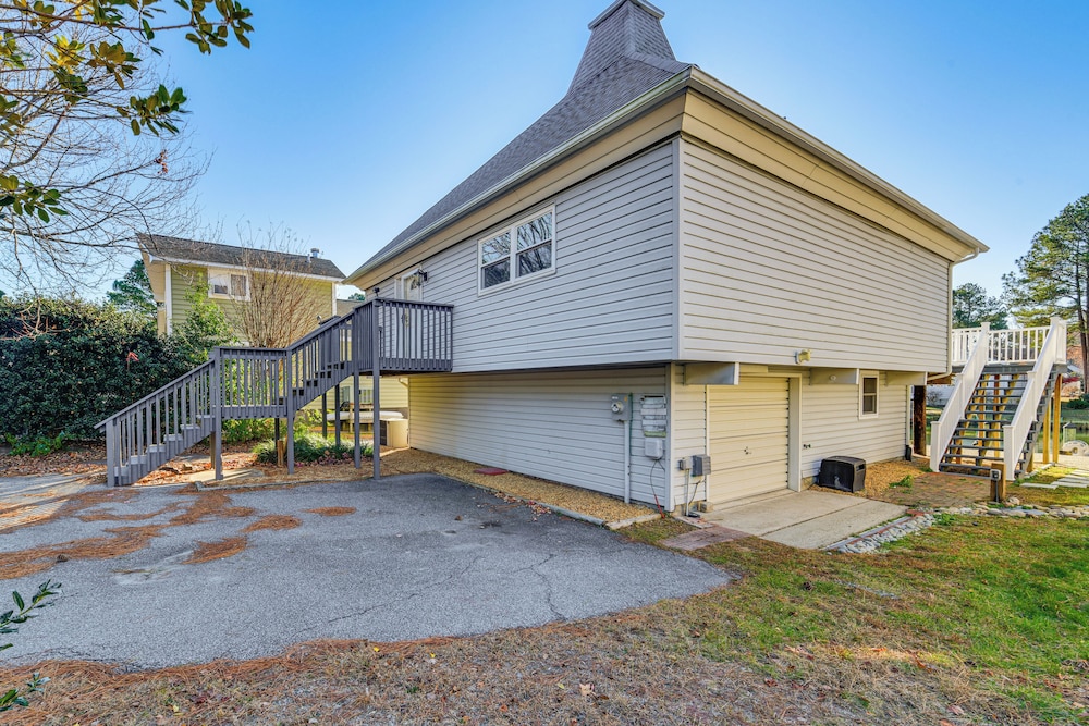Private Dock & Deck: Waterfront Ocean Pines Home