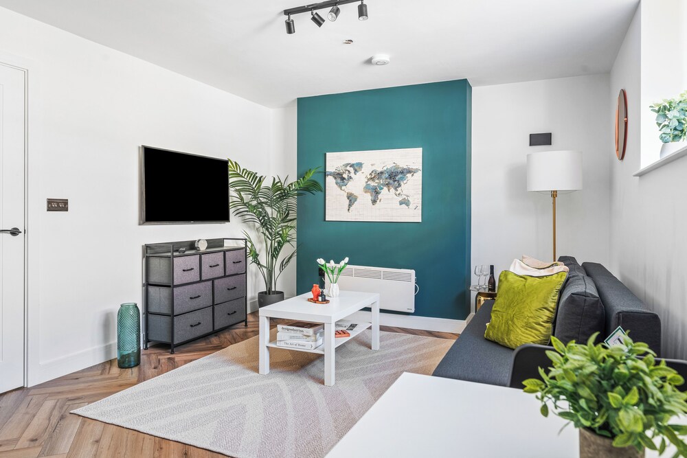 Boho Vista| Stylish Central1BR Flat in Cardiff Bay