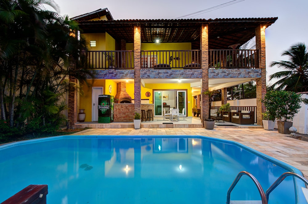 Casa 25pessoas c piscina Porto das Dunas