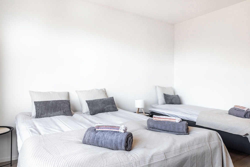 Central 1BR Apartment with Free Parking