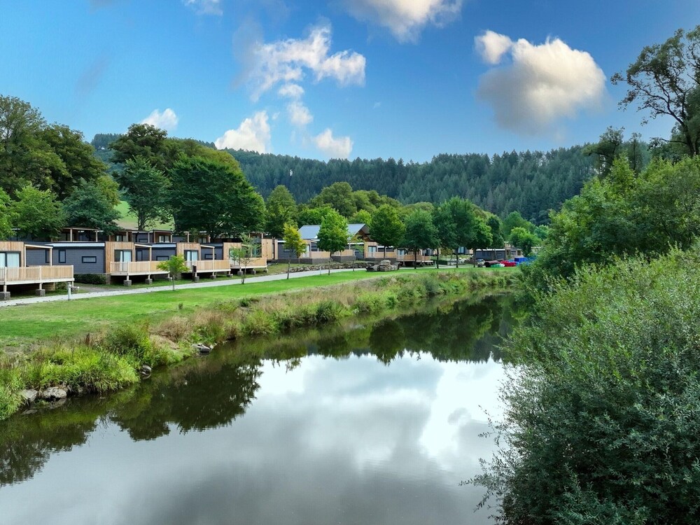 Modern Chalet With Dishwasher, in a Holiday Park, in a Natural Environment