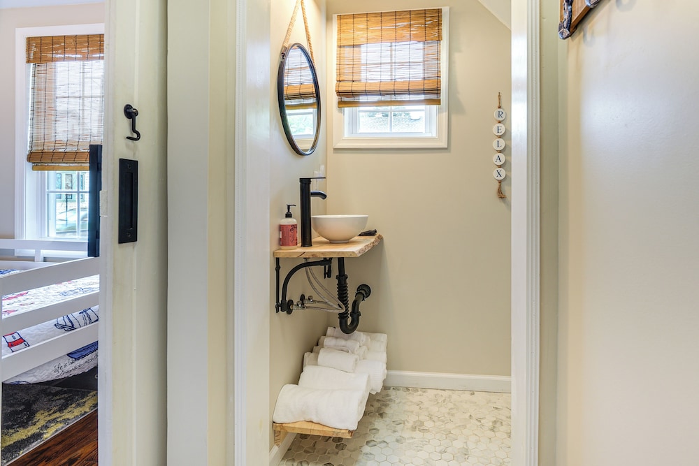 Walk to Town & River: Charming Home in North East!