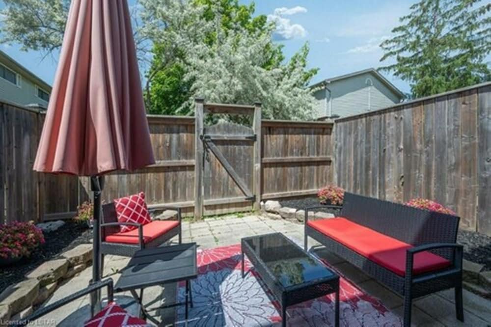 outdoor bbq area