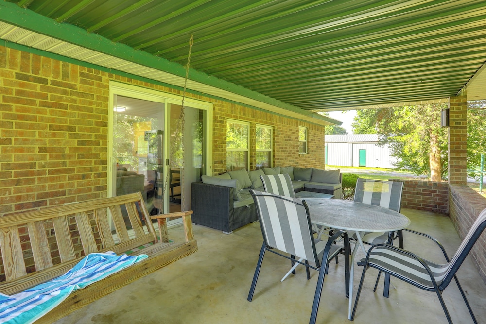 Riverfront Home w/ Porches & Views in Cotter!