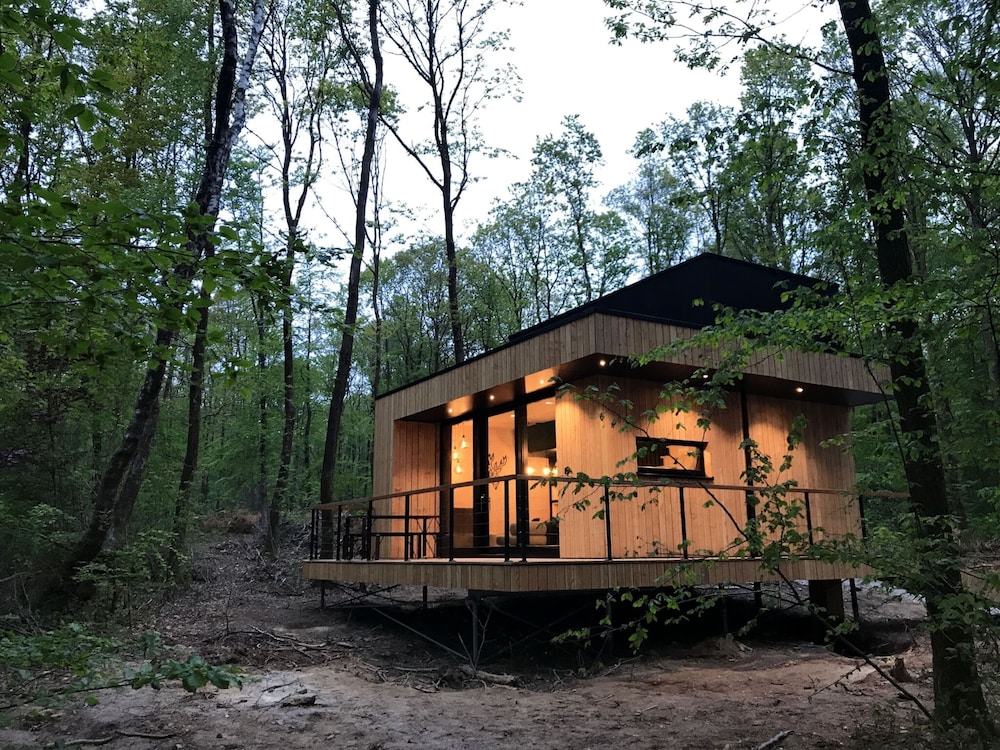 Lodge in Oignies Forest With Eco Design view 5